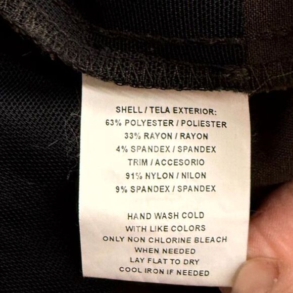 Sag Harbor Stretch Petite Brown Dress Pants Womens Size 14P - Picture 7 of 10